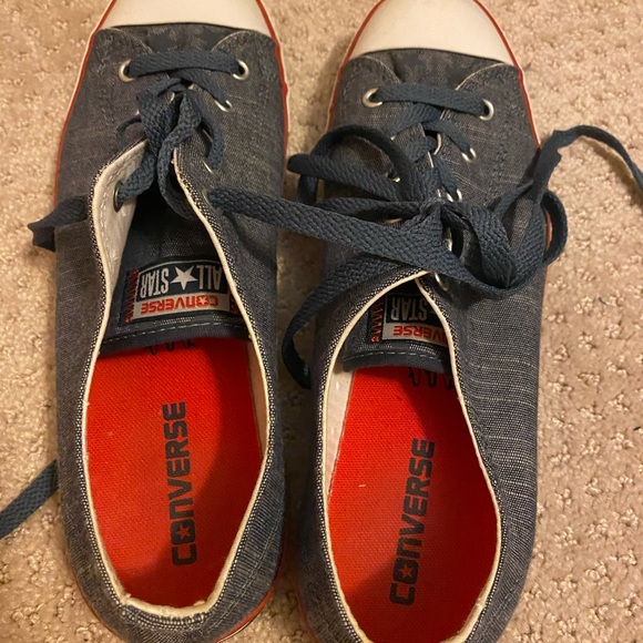 Limited edition blue chambray converse - Picture 3 of 5